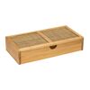 Bambusbox mit Schublade und Rattandeckel