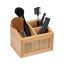 Bambusbehälter mit Make-up Pinseln