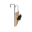 Türgarderobe 'Allegre' Bambus/Rattan 4 Haken 33 x 6 x 14 cm