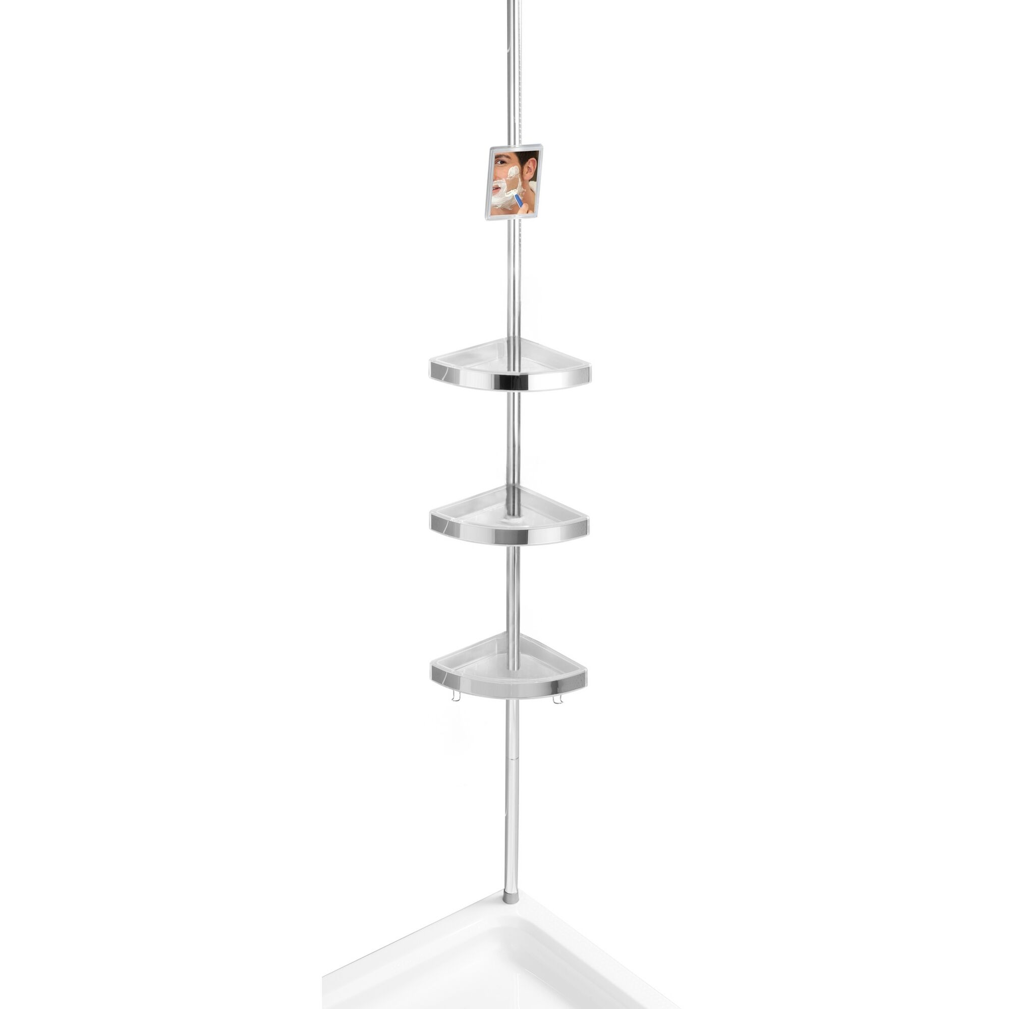 Duscheckregal mit Spiegel