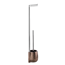 Stand WC-Garnitur 'Marrakesh' 2-in-1 Keramik braun mit Glanzstruktur