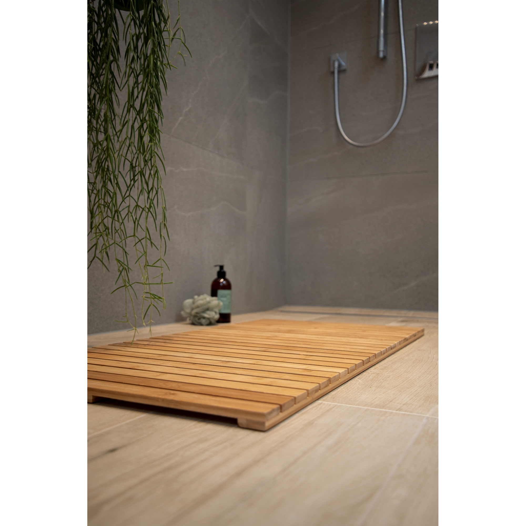 Badematte 'Indoor & Outdoor' Bambus 50 x 50 cm + product picture