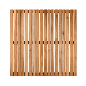 Badematte 'Indoor & Outdoor Acacia' Akazienholz 55 x 55 cm