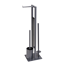 Stand WC-Garnitur 'Rivalta' 3-in-1 grau Standfuß aus Glas