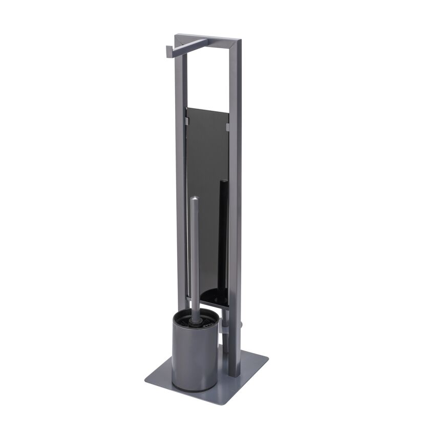 Stand-WC-Garnitur mit Toilettenbürste