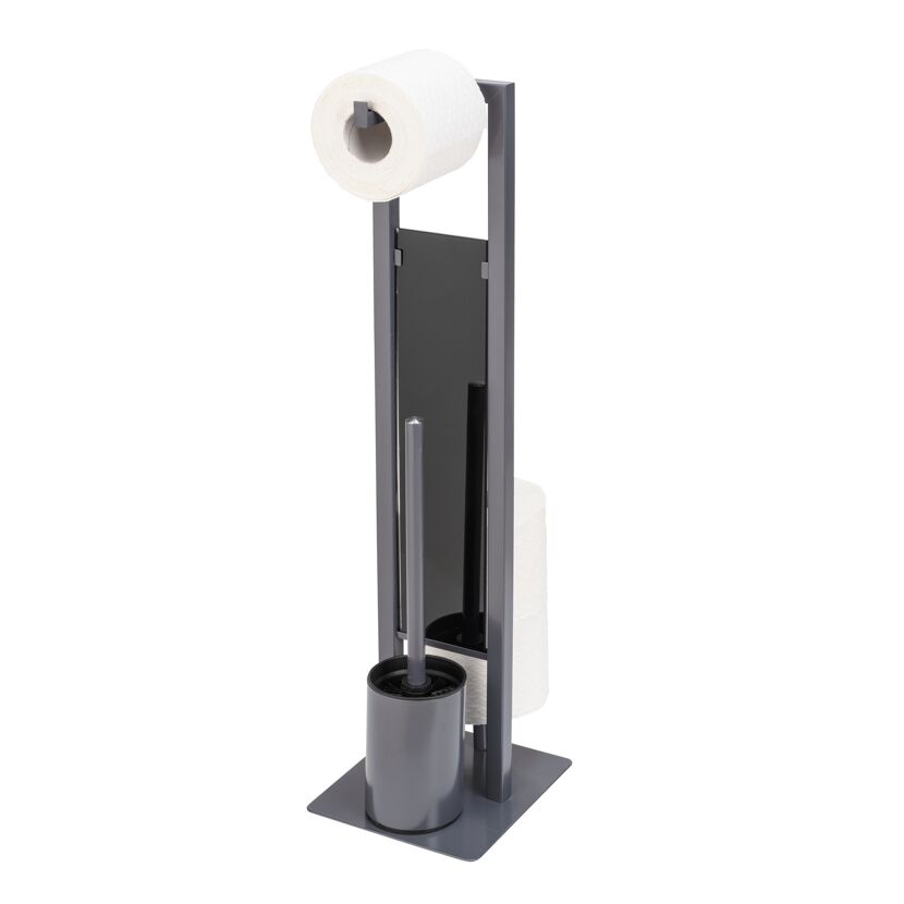Stand-WC-Garnitur mit Toilettenbürste