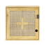 Medikamentenschrank 'Allegre' Bambus/Rattan abschließbar 30 x 17,8 x 30 cm