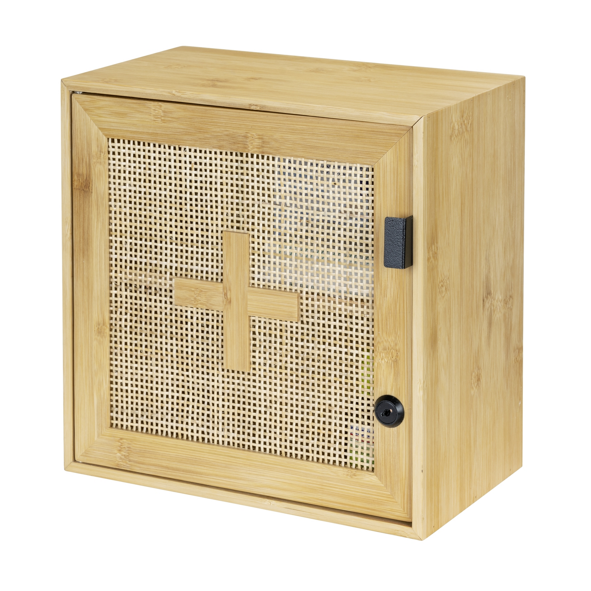 Medikamentenschrank 'Allegre' Bambus/Rattan abschließbar 30 x 17,8 x 30 cm + product picture