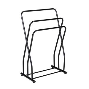 Handtuchständer 'Granelli' schwarz 3 Stangen 52 x 31 x 80 cm