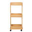Rollwagen 'Allegre' Bambus/Rattan 3 Regalböden 18,5 x 32 x 71,5 cm
