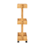 Rollwagen 'Allegre' Bambus/Rattan 3 Regalböden 18,5 x 32 x 71,5 cm