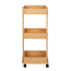 Rollwagen 'Allegre' Bambus/Rattan 3 Regalböden 18,5 x 32 x 71,5 cm