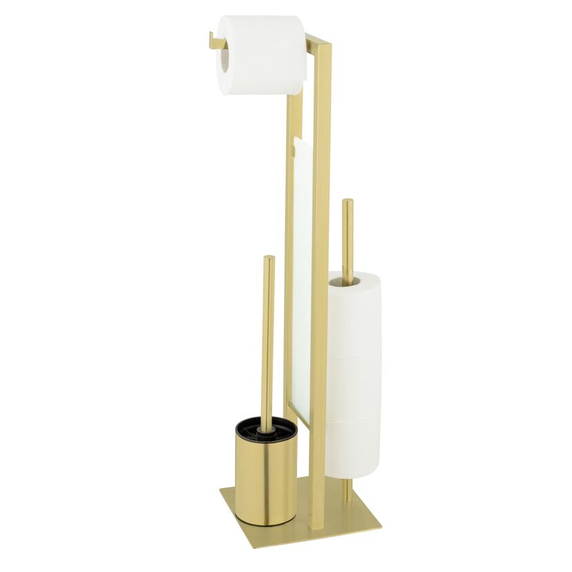 Goldene Stand WC-Garnitur mit WC-Bürste