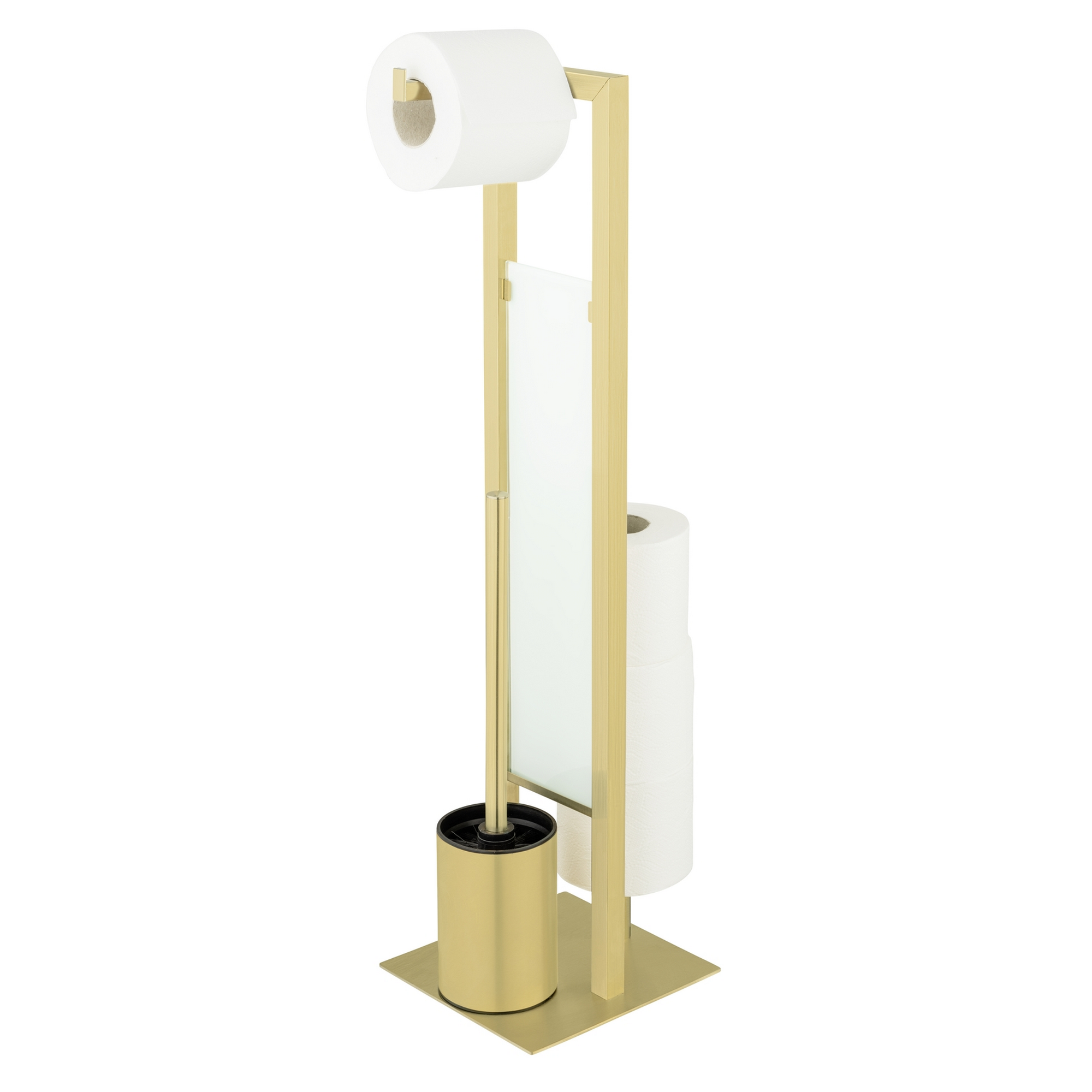 Stand WC-Garnitur 'Rivalta' 3-in-1 goldfarben + product picture