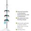Teleskop Duschecke Regal mit Spiegel