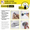 Power-Loc Klebesystem Anleitung
