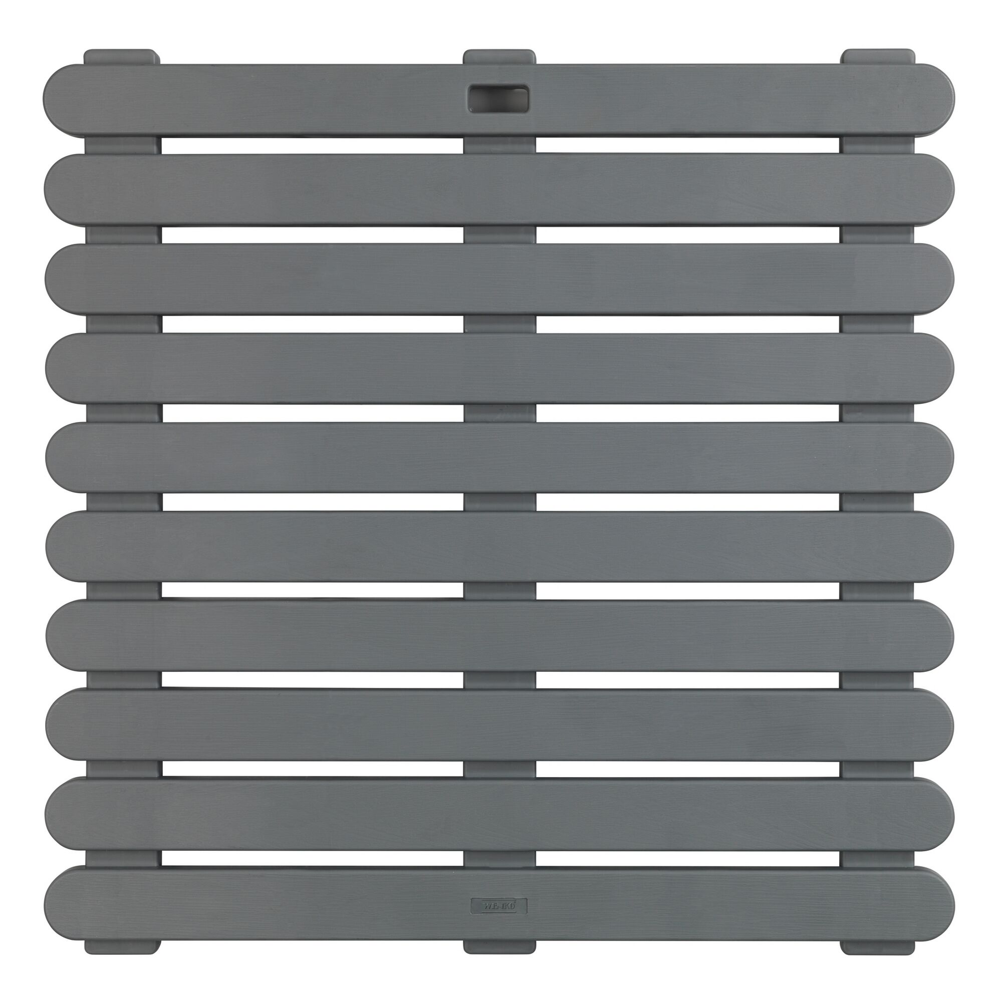 Grauer Duschrost aus Plastik