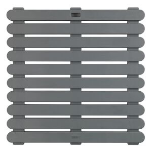Duschmatte 'Indoor & Outdoor' Kunststoff grau 55 x 55 cm
