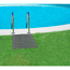 Duschmatte 'Indoor & Outdoor' Kunststoff grau 55 x 55 cm