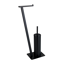 Stand WC-Garnitur 'Lirio' 2-in-1 matt schwarz
