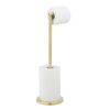 Goldener Stand-Toilettenpapierhalter