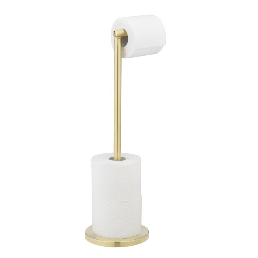 Goldener Stand-Toilettenpapierhalter