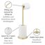 Goldener Toilettenpapierhalter mit Ersatzrollenhalter