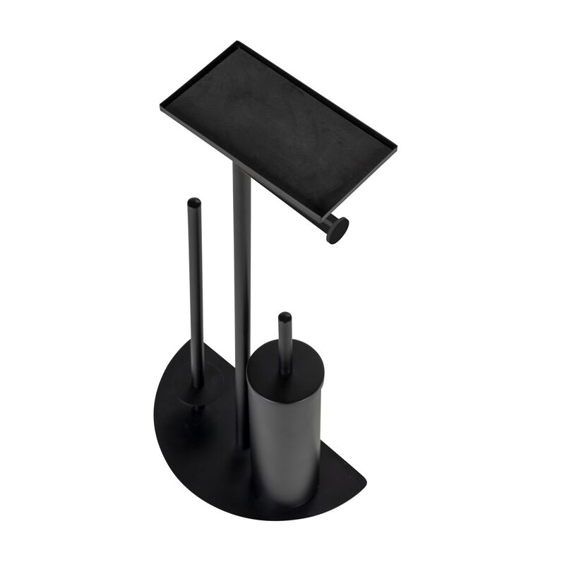Schwarze Stand WC-Garnitur