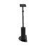 Stand WC-Garnitur 'Cosenza' 4-in-1 matt schwarz mit Ablage