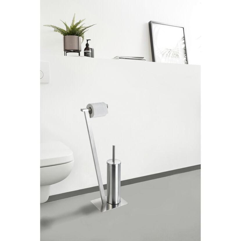 Stand-WC-Garnitur mit Toilettenbürste