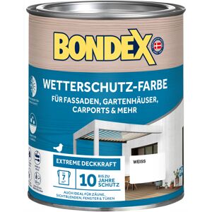Wetterschutzfarbe weiß 750 ml