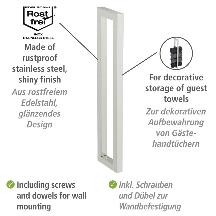 Handtuchhalter Edelstahl