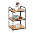 Regal 'Loft' Bambus/Metall 3 Böden 42 x 33,5 x 69 cm