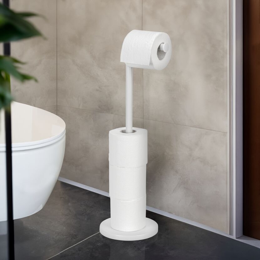 Stehender Toilettenpapierhalter mit Ersatzrollen