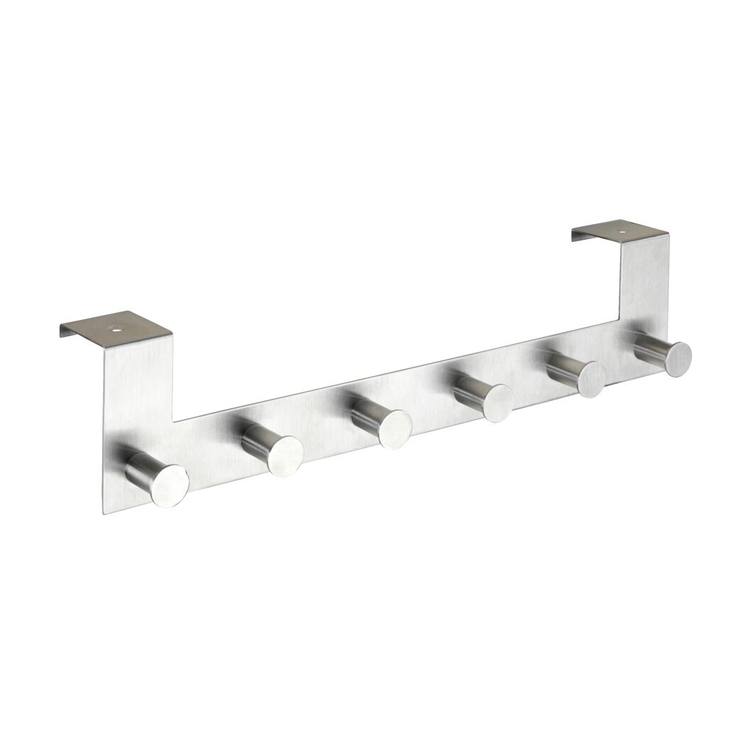 Metallene Türgarderobe mit fünf Haken