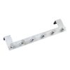Garderobe mit sechs Haken aus Metall