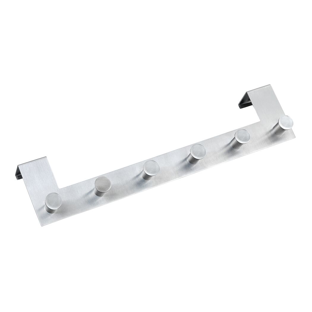 Garderobe mit sechs Haken aus Metall