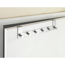 Türgarderobe 'Celano' Edelstahl 6 Haken