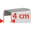 Metall, 4 cm breit