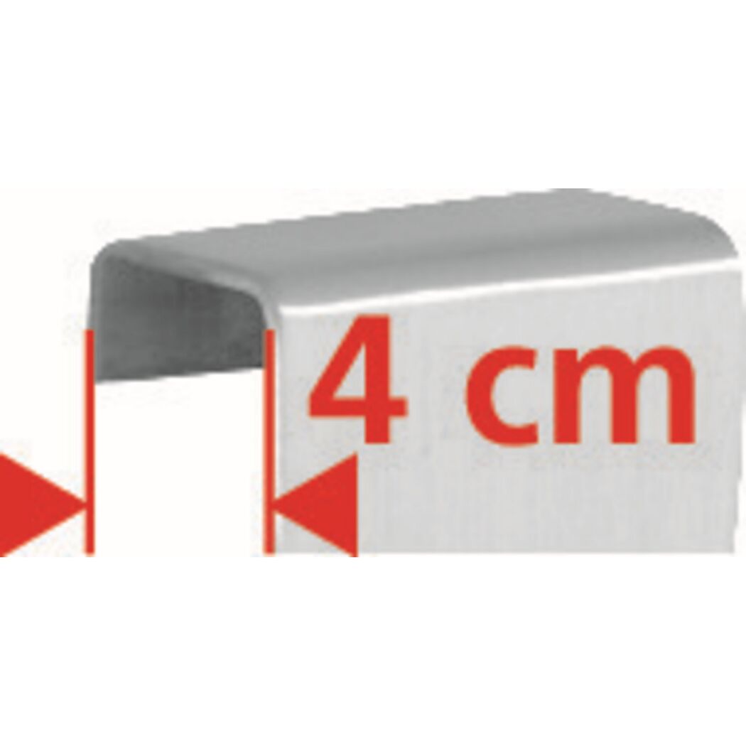 Metall, 4 cm breit