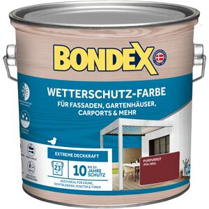 Wetterschutzfarbe purpurrot 2,5 l