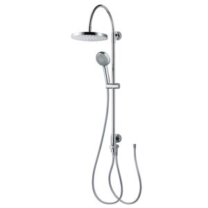 Duschsystem 'Aquamaxx 200' chromfarben runde Kopfbrause, für separate Armatur