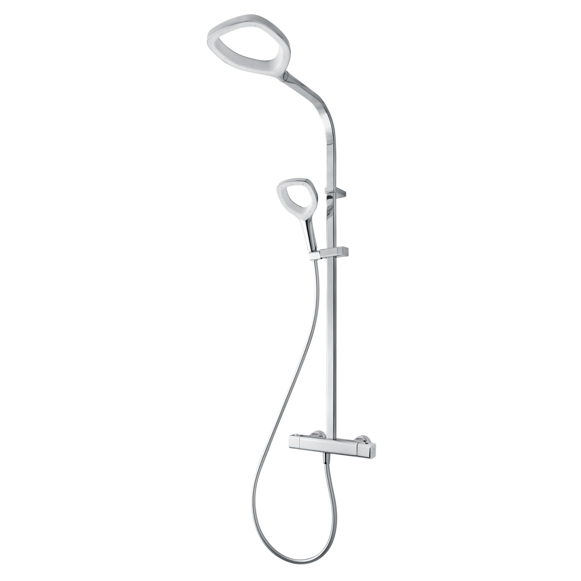 Duschsystem mit Regen- und Handbrause