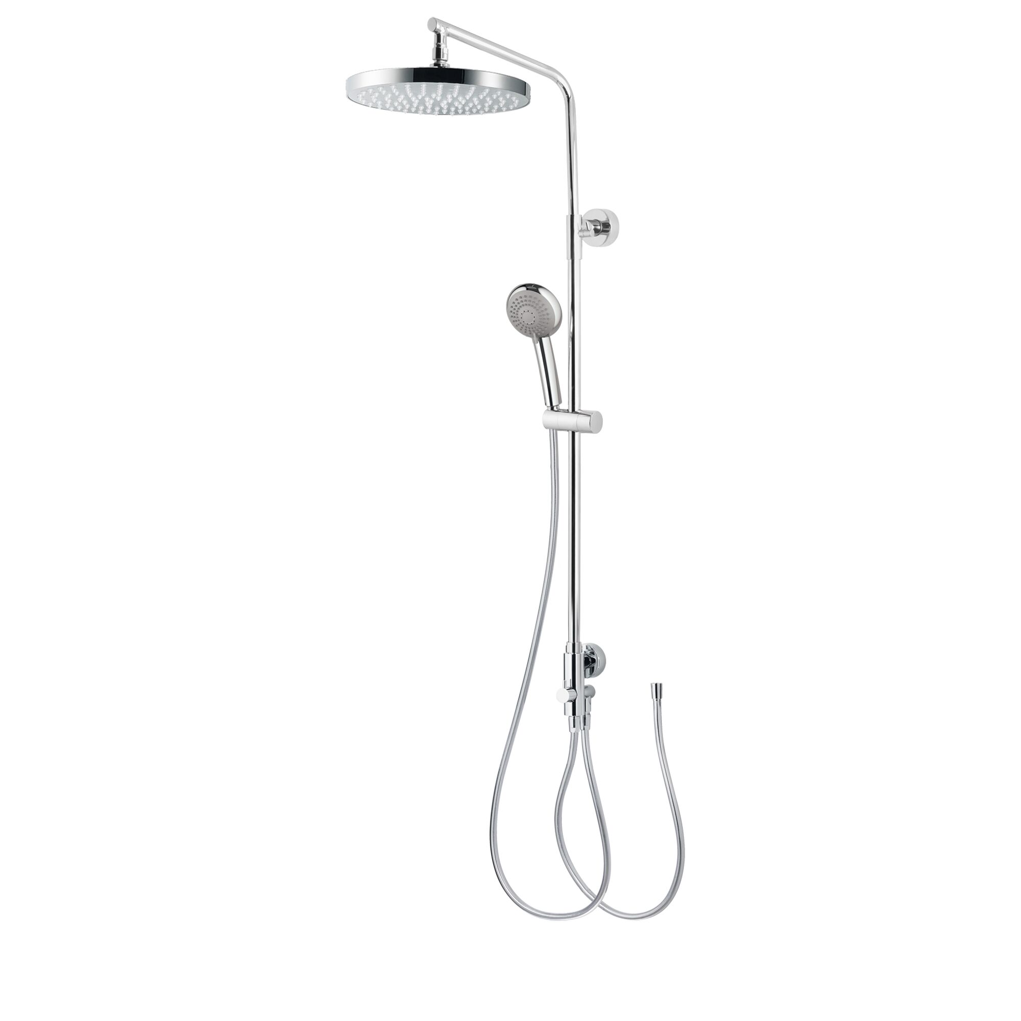 Duschsystem mit Regendusche und Handbrause