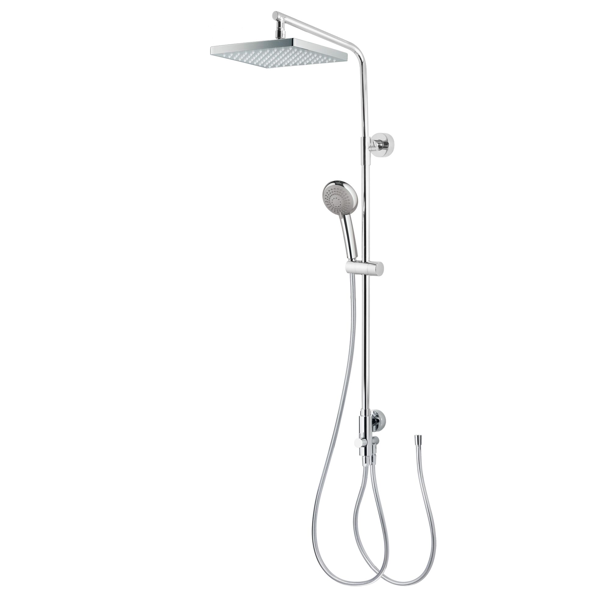 Duschsystem mit Regenbrause und Handbrause