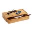Bambusbox mit Schublade, Stift, Brille und Fernbedienung