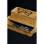 Bambusbox mit Brille und Schere