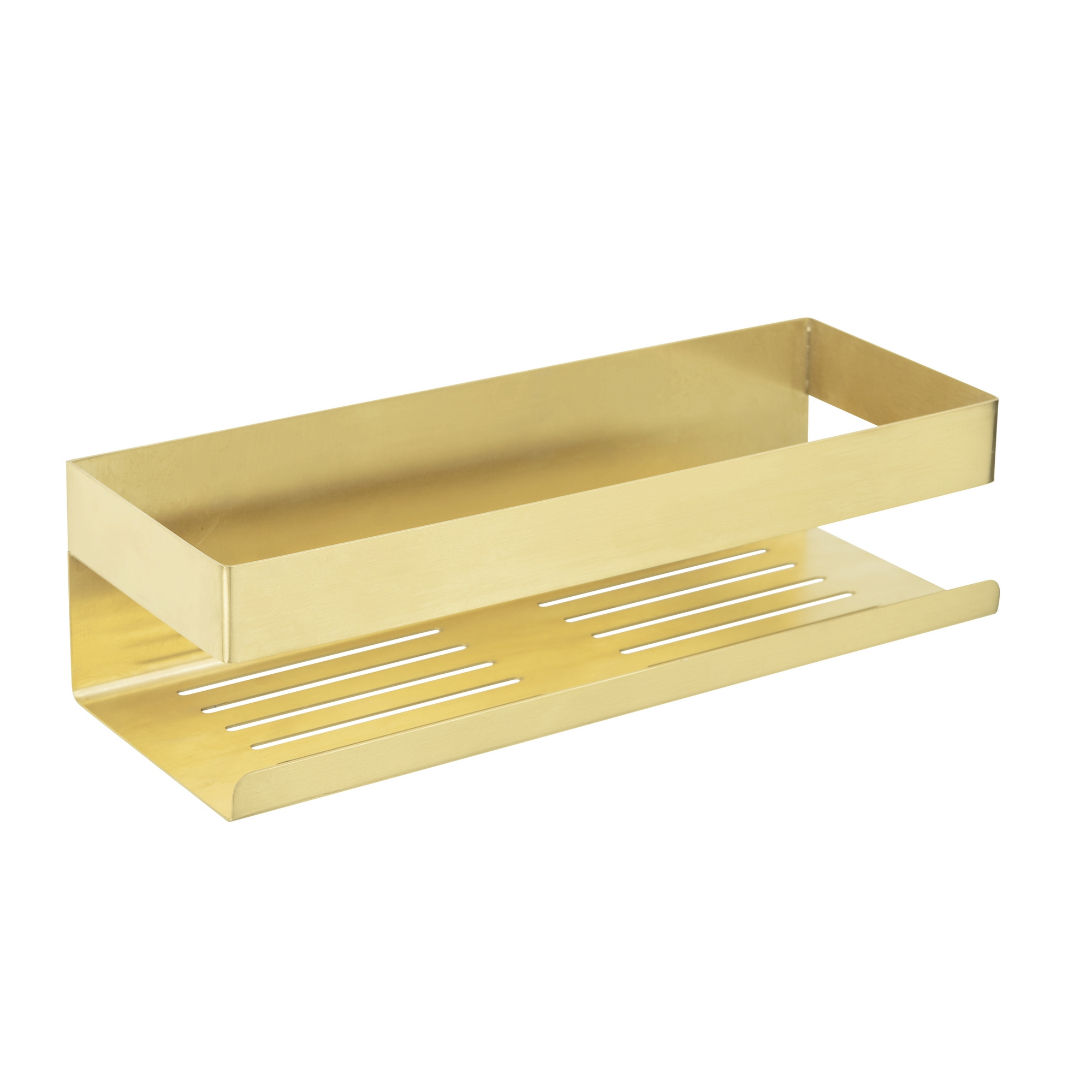 Wandablage 'Turbo-Loc® Genova' matt gold 30 x 10,5 x 8 cm + product picture