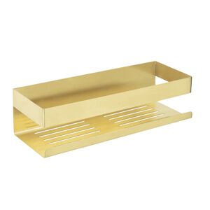 Wandablage 'Turbo-Loc® Genova' matt gold 30 x 10,5 x 8 cm