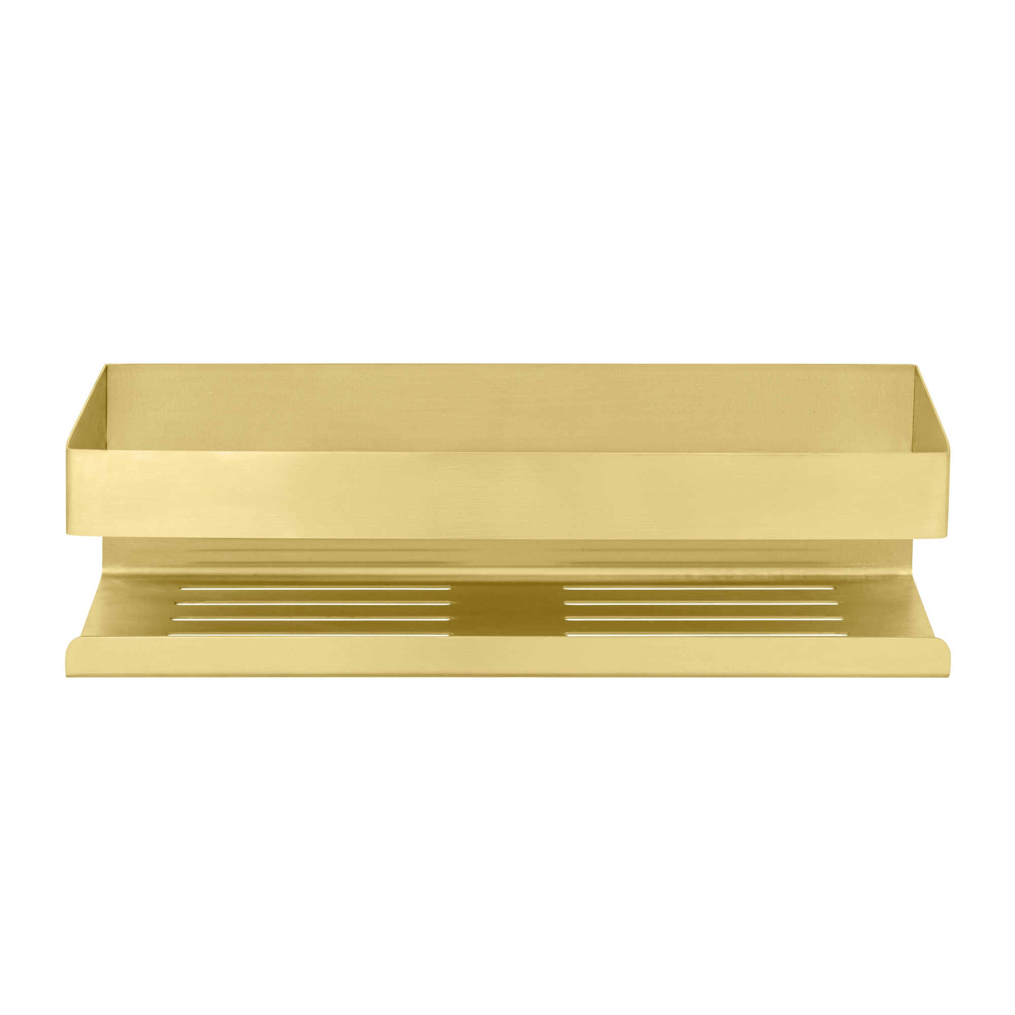 Wandablage 'Turbo-Loc® Genova' matt gold 30 x 10,5 x 8 cm + product picture